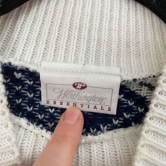 Vintage Fair Isle Pullover Turtleneck Sweater - Picture 2 of 6